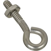 NATIONAL HARDWARE 3/16 in. X 1-1/2 in. L Stainless Steel Eyebolt Nut Included N221-556